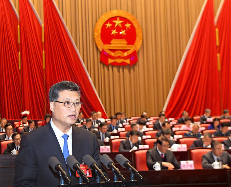 1月28日上午，省長馬興瑞在廣東省十三屆人大二次會議上作政府工作報告。南方日報記者 王輝 朱洪波 肖雄 攝_副本.jpg