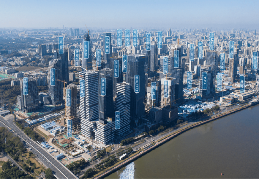 2020年廣東省推進粵港澳大灣區建設領導小組印發《廣州人工智能與數字經濟試驗區建設總體方案》，標志著廣州人工智能與數字經濟試驗區規劃正式開啟。同年9月，廣州人工智能與數字經濟試驗區（大學城園區）項目動工，項目總投資約56.5億元。圖為廣州市舉行全面加快廣州人工智能與數字經濟試驗區琶洲片區西區建設現場。