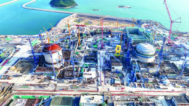 太平嶺核電項目建設如火如荼。記者馮麗均 攝