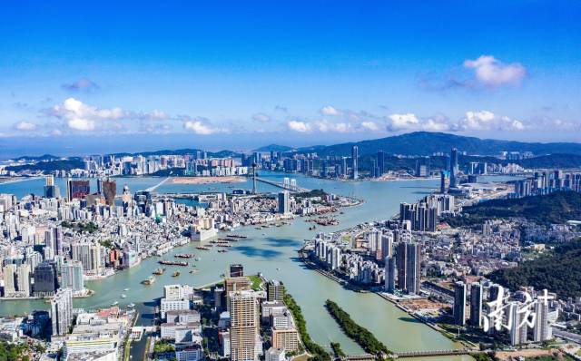 圖為珠澳兩地。 圖源：南方日報