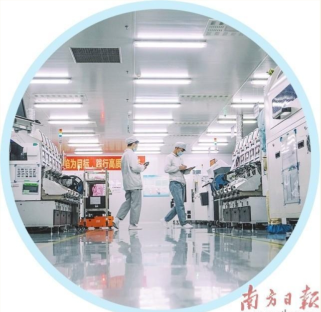 欣旺達惠州新能源有限公司的車間。 王昌輝 攝