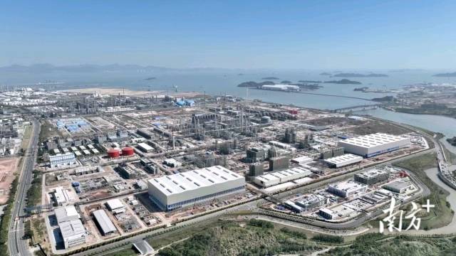 埃克森美孚惠州乙烯項目建設現場。