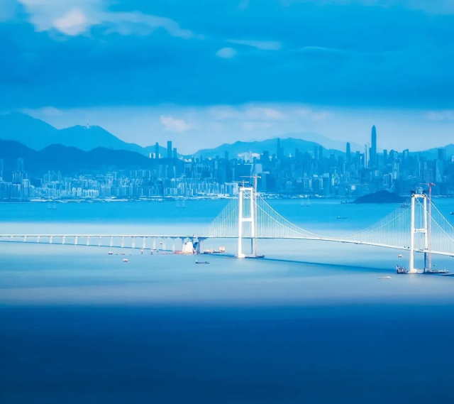 深中通道（2023年9月）。圖/視覺中國