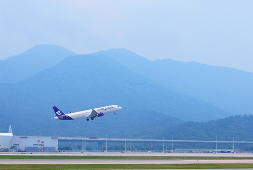 香港快運航空開通從北京大興國際機場到香港國際機場新航線。受訪者供圖