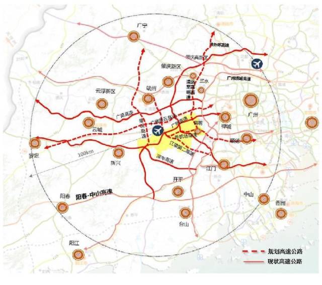 機場周邊規劃高速公路網