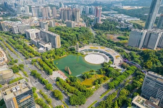 位于黃埔區(qū)的廣州科學(xué)城。圖源：廣州黃埔發(fā)布