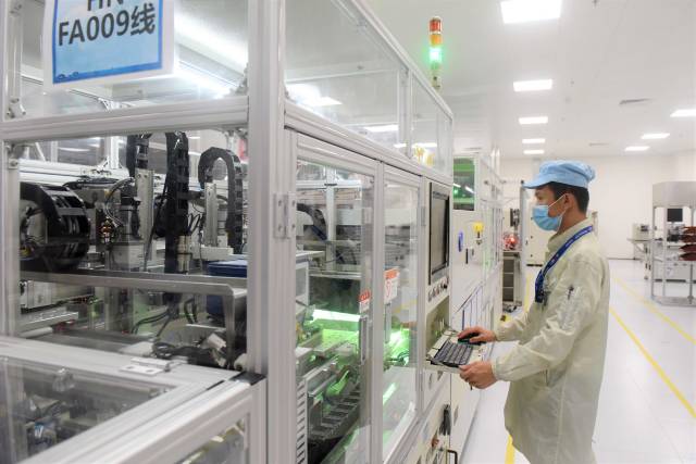 惠州知名電子信息企業德賽西威的智能車間。梁維春 攝