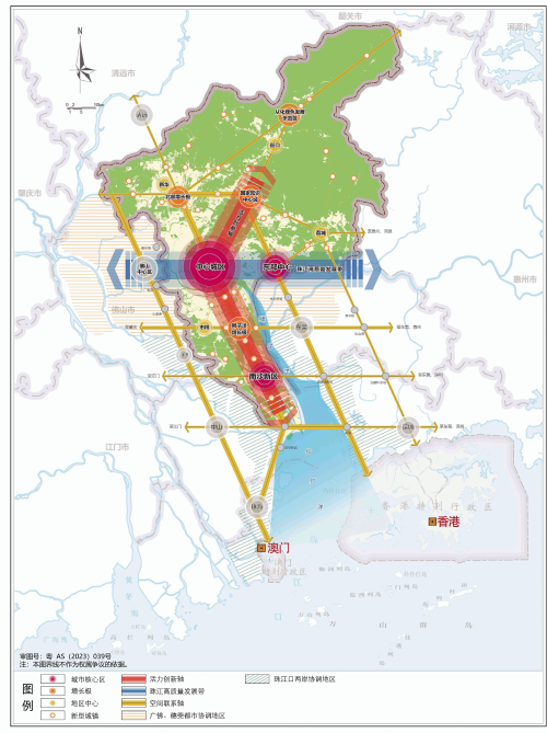 市域空間結構規劃圖