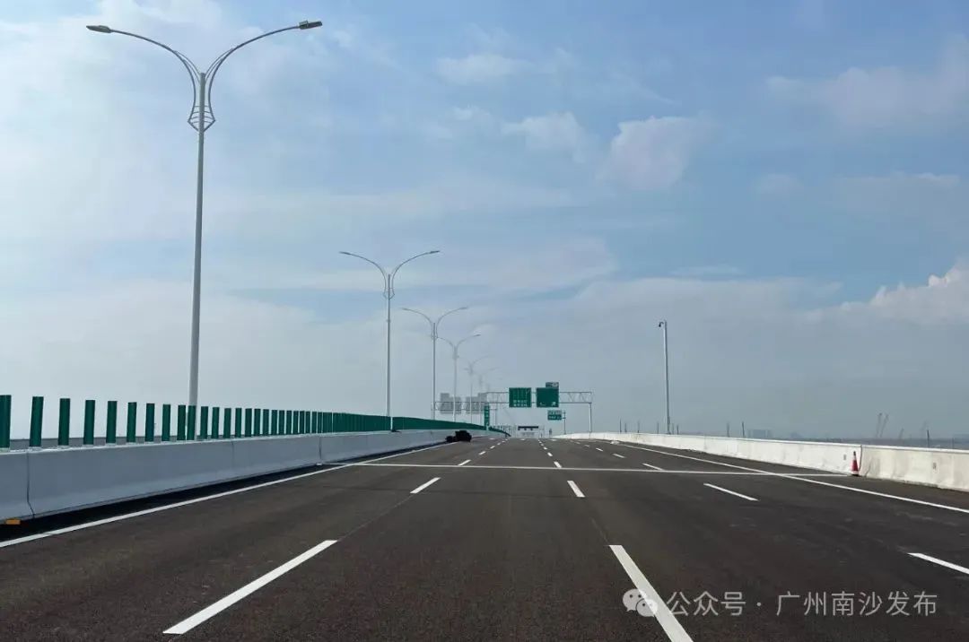 深中通道南沙線將于10月正式通車！