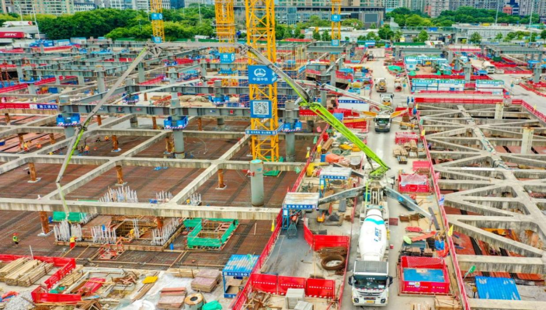 新皇崗口岸建設現場