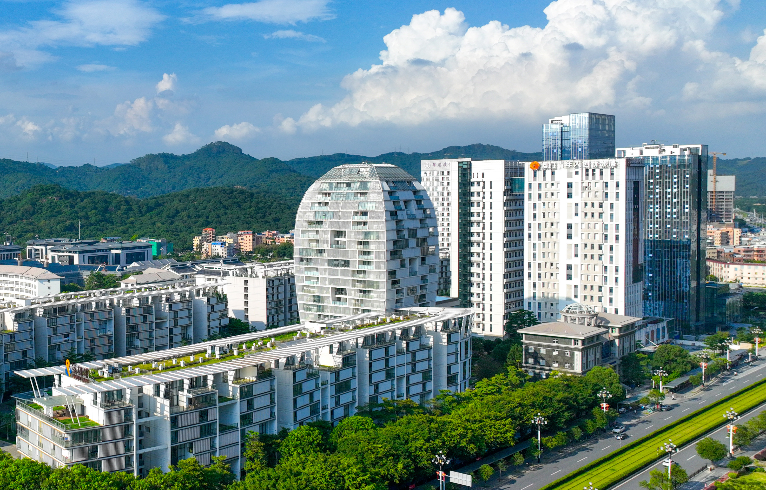 位于廣州市黃埔區的澳門青年人創新部落。李劍鋒 攝