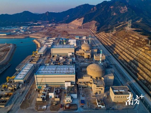 臺(tái)山核電站。 臺(tái)山核電站。