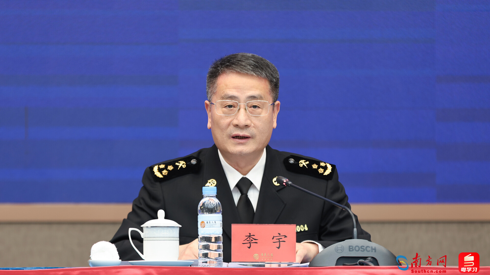 廣州海關黨委委員、副關長李宇。 廣州海關黨委委員、副關長李宇。