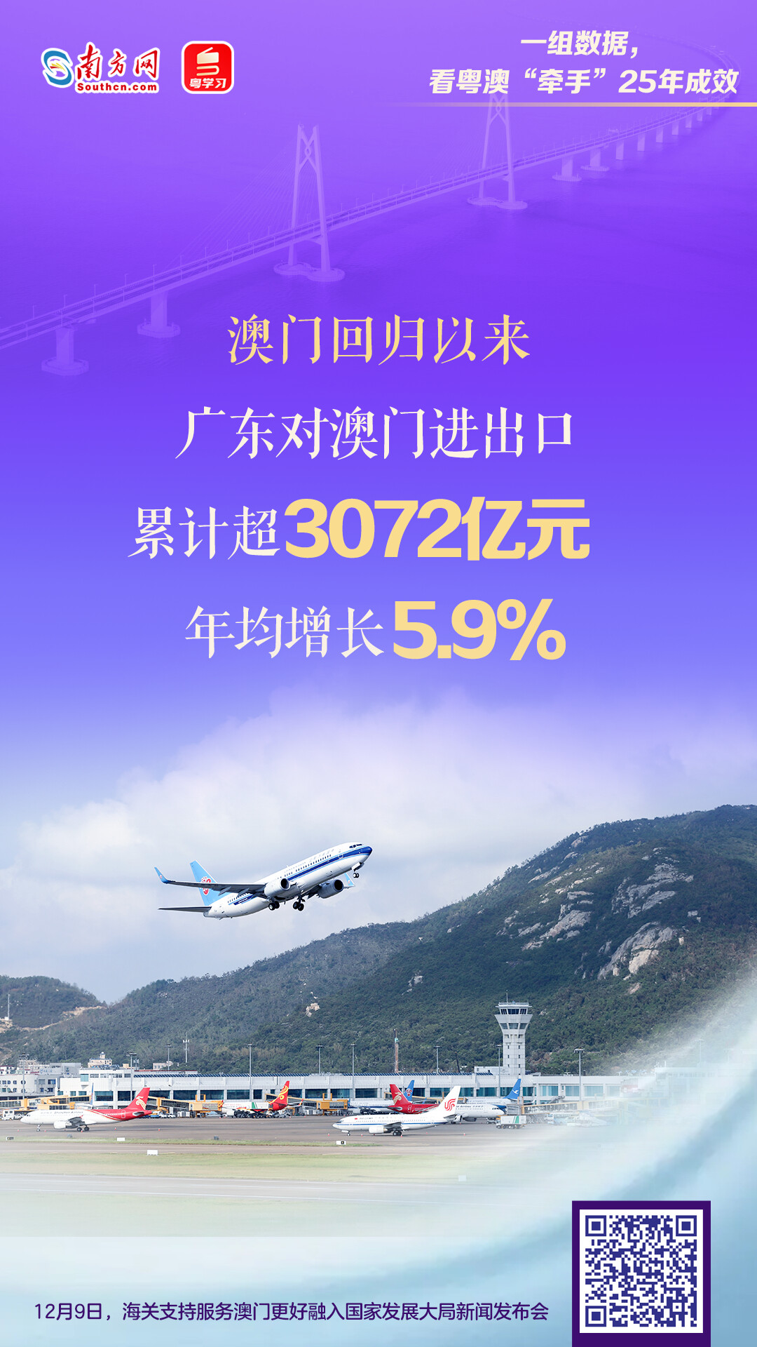 一組數據，看粵澳“牽手”25年成效
