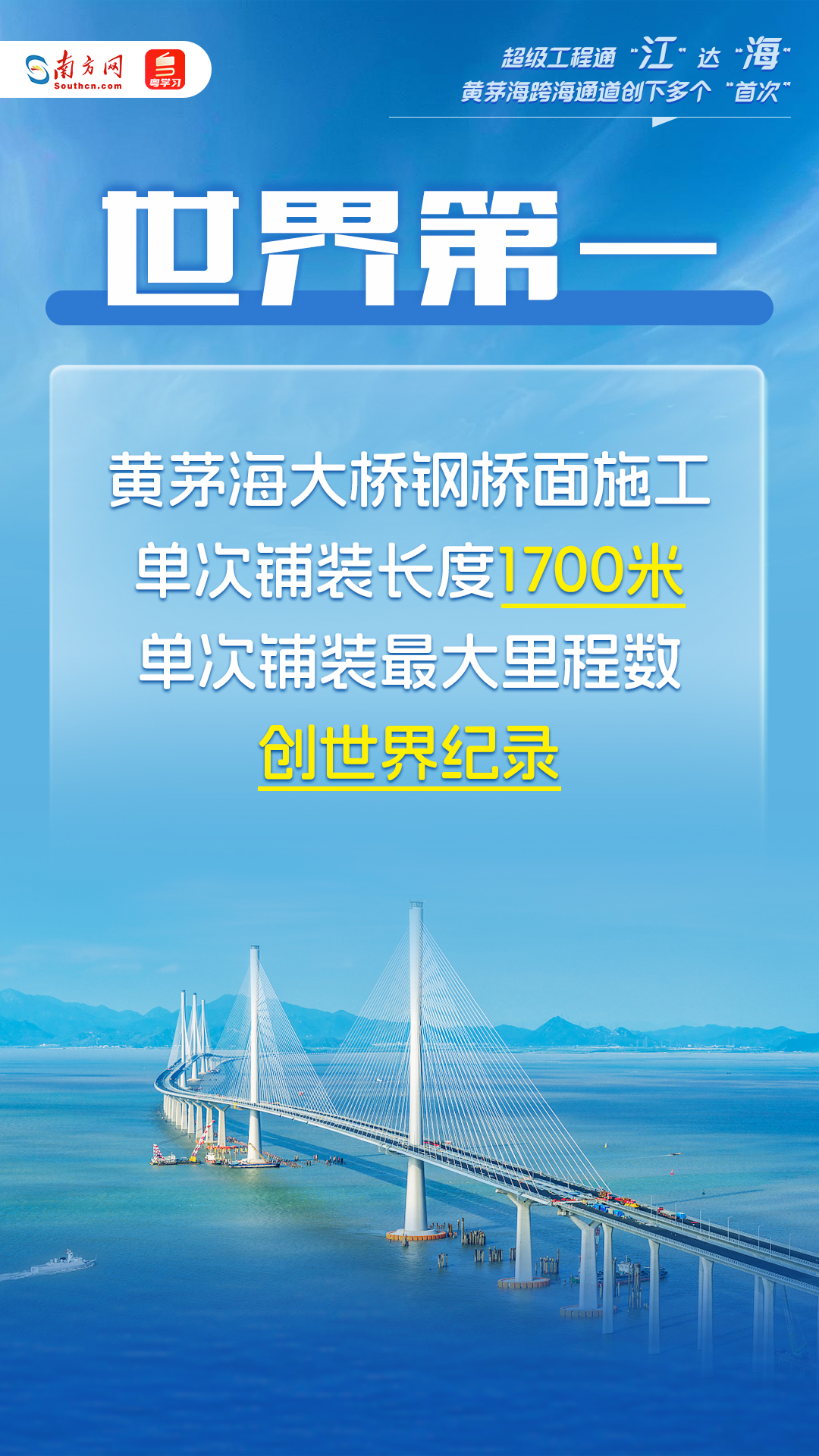 超級工程通“江”達“?！?！這個跨海通道創(chuàng)下多個“首次”