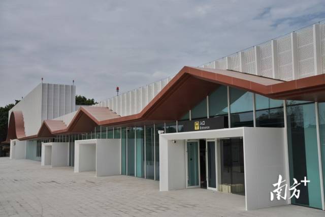 佛山沙堤機場新航站樓。 佛山沙堤機場新航站樓。