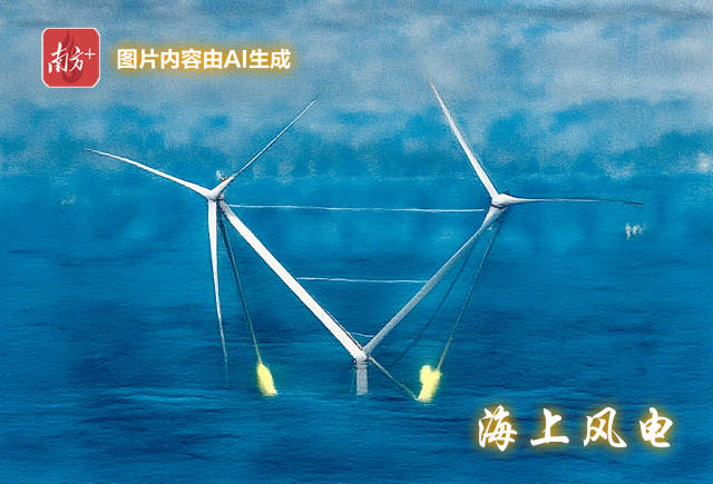 全球單體容量最大的漂浮式風電平臺“明陽天成號”正式投運。 全球單體容量最大的漂浮式風電平臺“明陽天成號”正式投運。