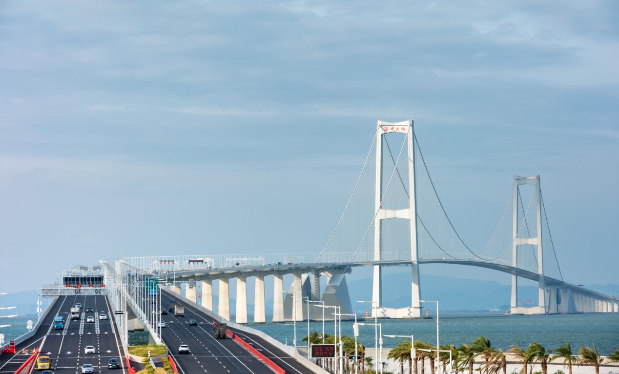 通車后的深中通道 通車后的深中通道