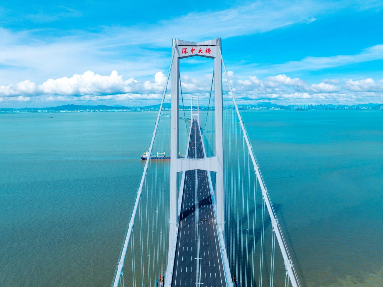 陳炳耀參與建設的深中大橋 陳炳耀參與建設的深中大橋