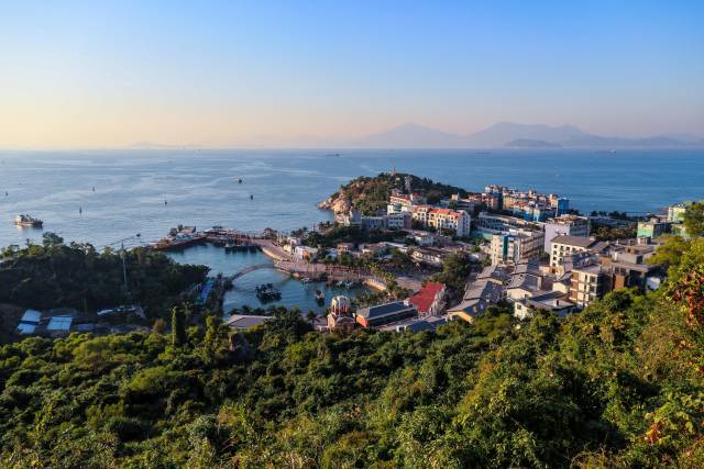 美麗的桂山島。