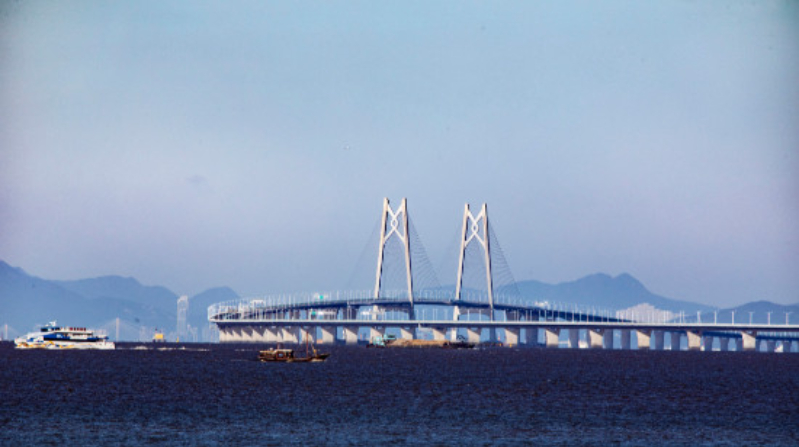 聯通粵港澳大灣區的港珠澳大橋。南方日報記者 關銘榮 攝