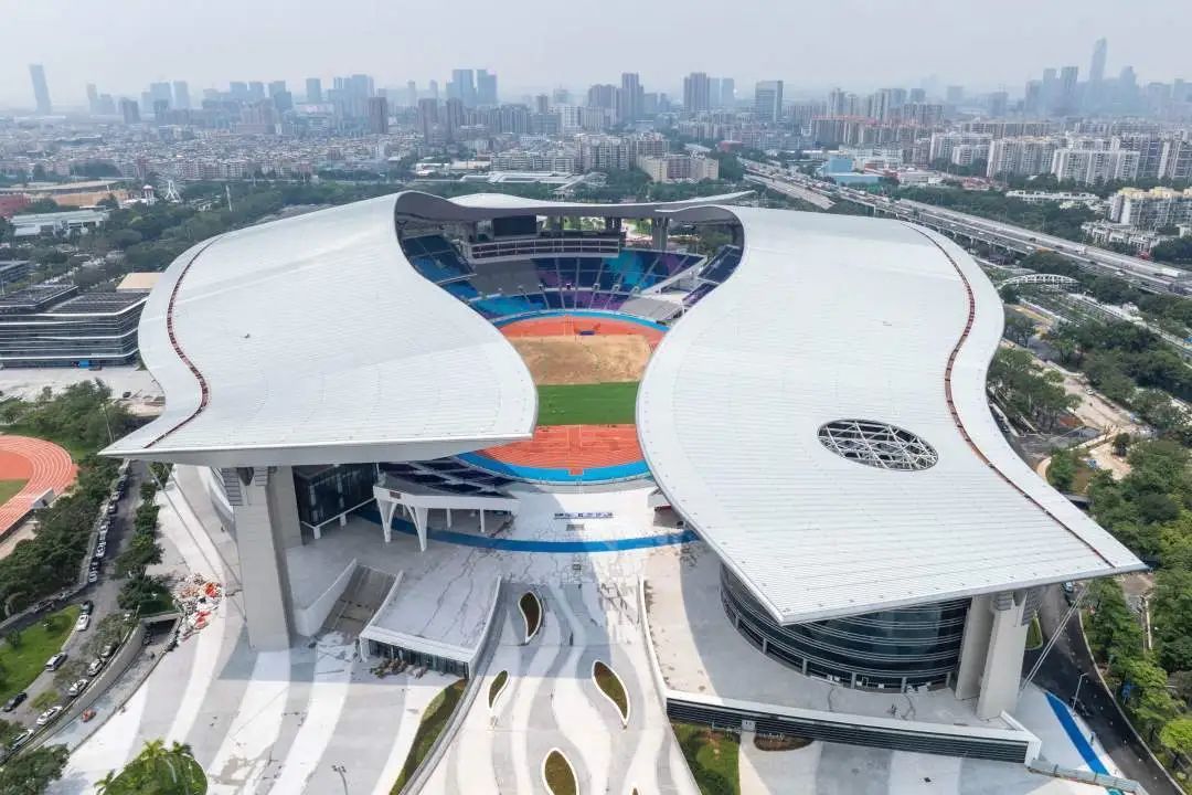 廣東省奧林匹克體育中心田徑場外立面 廣東省奧林匹克體育中心田徑場外立面