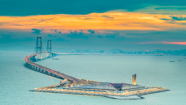 深中通道車流不息 深中通道車流不息