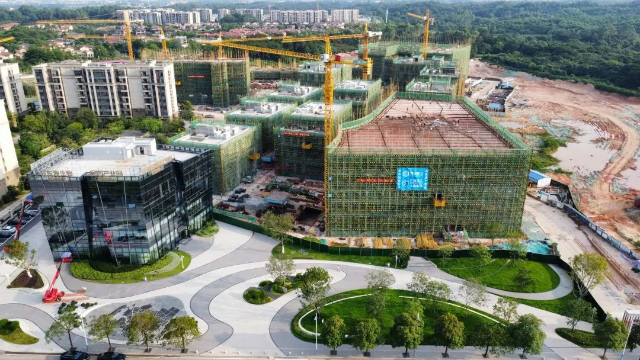 科創中心建設現場。
