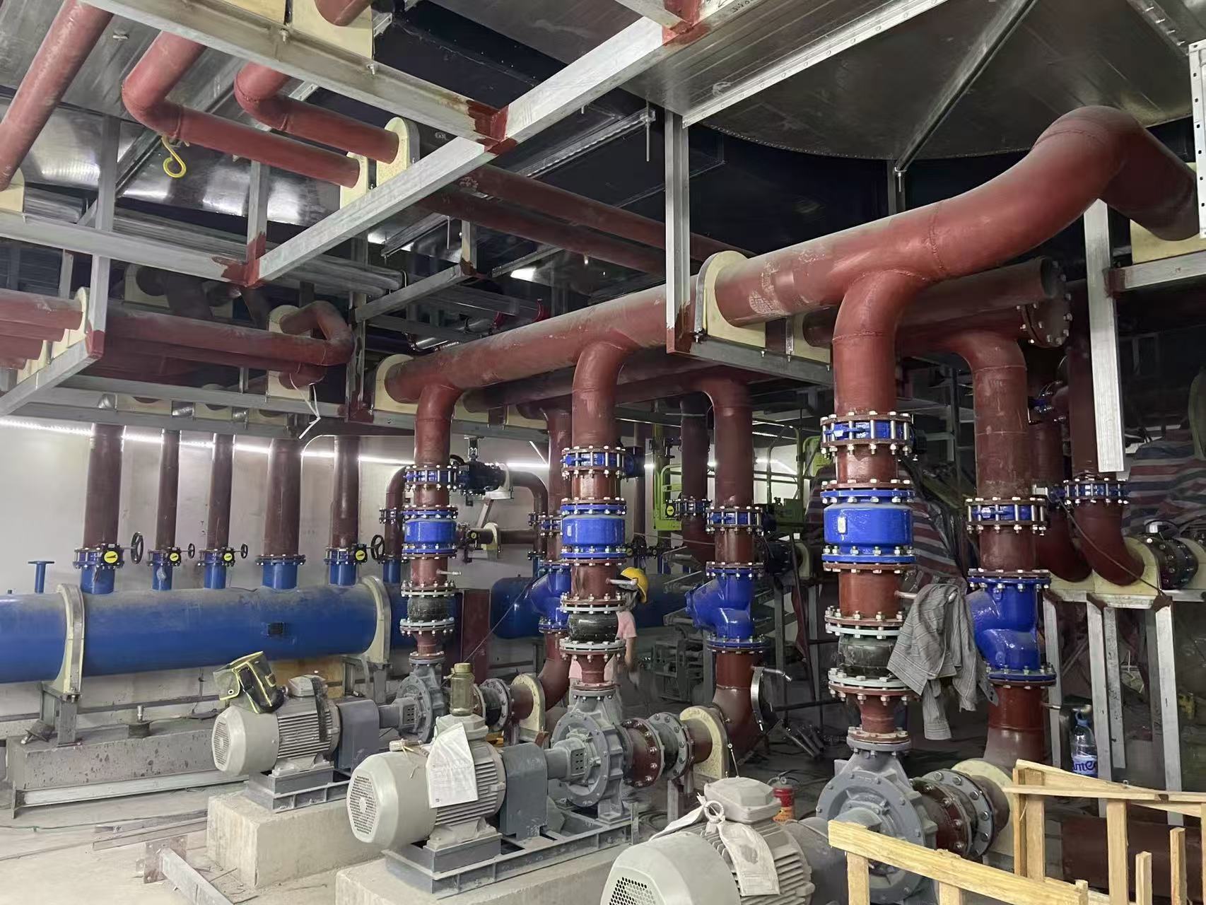樂嘉路站冷水機房。