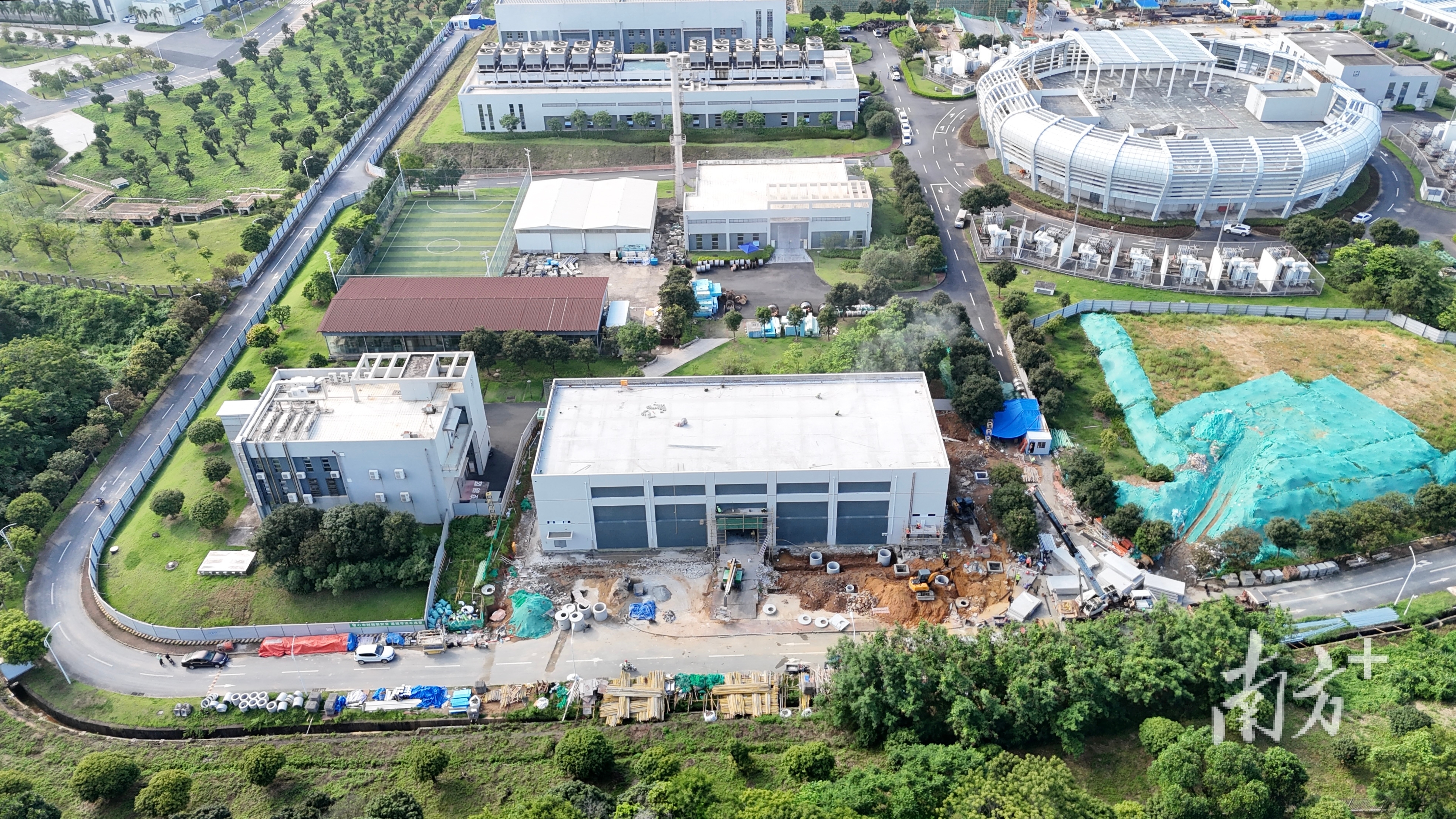 項目建設現場。 項目建設現場。