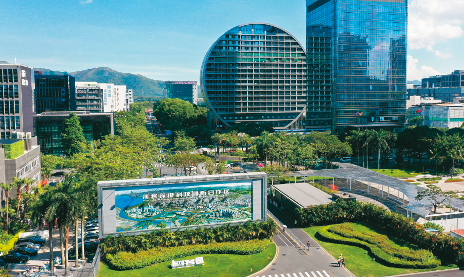 河套深港科技創新合作區深圳園區。甄建宏攝影