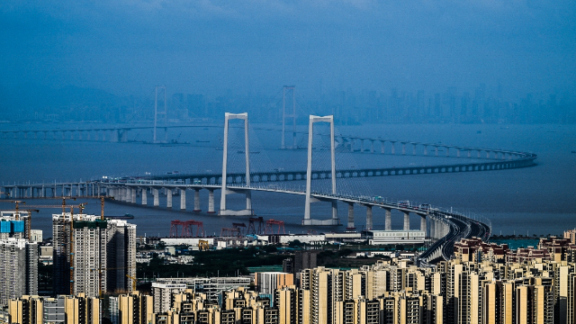 深中通道1周年：車流熱力圖解讀灣區融通新變化