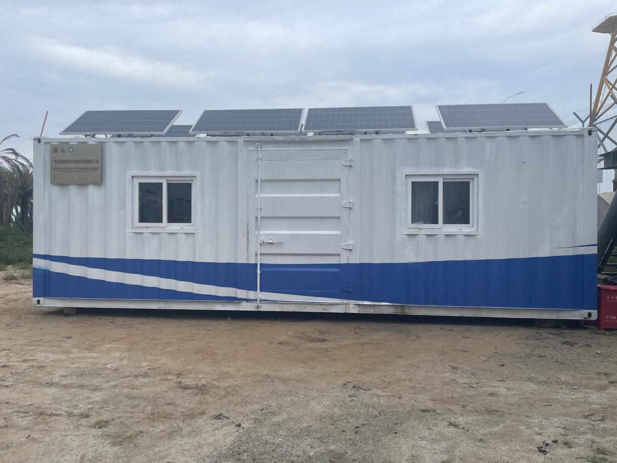 圖為電化學二氧化碳海洋直捕系統試驗樣機。來源：受訪者提供