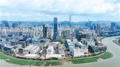 位于深圳市福田區的河套深港科技創新合作區 位于深圳市福田區的河套深港科技創新合作區