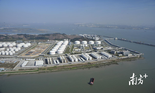 南沙粵港澳大灣區(qū)保稅油供應(yīng)基地正在加快建設(shè)。南沙商務(wù)宣供圖