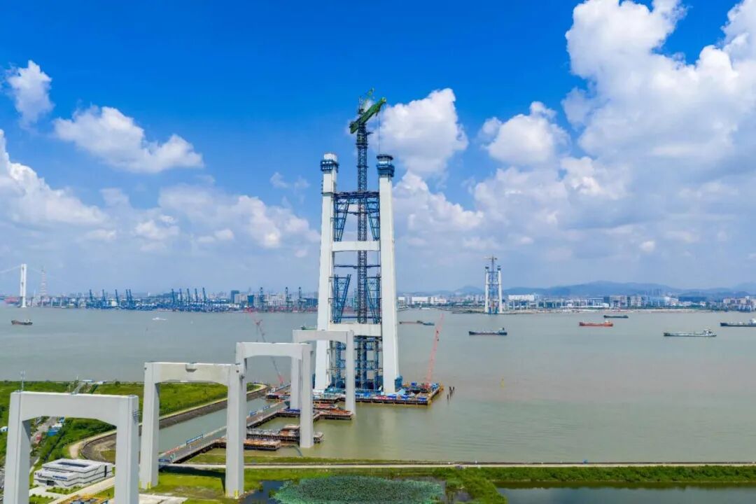 獅子洋通道建設中 獅子洋通道建設中