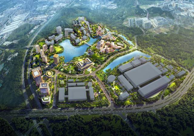 羅山科技園效果圖 通訊員 供圖