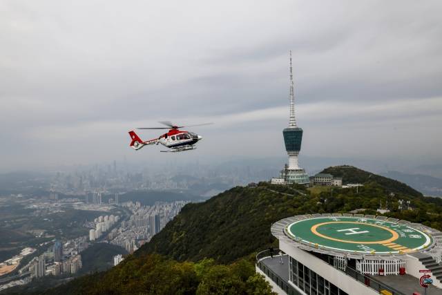 梧桐山景區至北側的低空飛行線路 梧桐山景區至北側的低空飛行線路