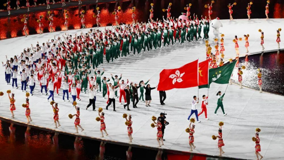 圖集 | 十五運(yùn)會(huì)開(kāi)幕式上粵港澳的“同框時(shí)刻”