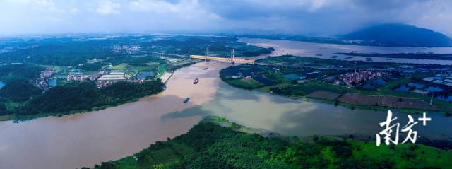 佛山水系發達,適合游艇下水、試航。圖為北江、西江、綏江在佛山交匯。資料圖片 佛山水系發達,適合游艇下水、試航。圖為北江、西江、綏江在佛山交匯。資料圖片