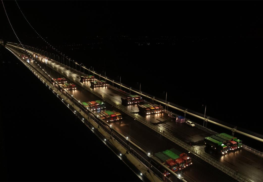 2019年3月12日，坭洲水道橋完成荷載試驗。3月14日，大沙水道橋順利完成動靜態荷載試驗，兩座主橋通過"體檢”,標志著大橋建設符合設計要求和相關規范要求。
